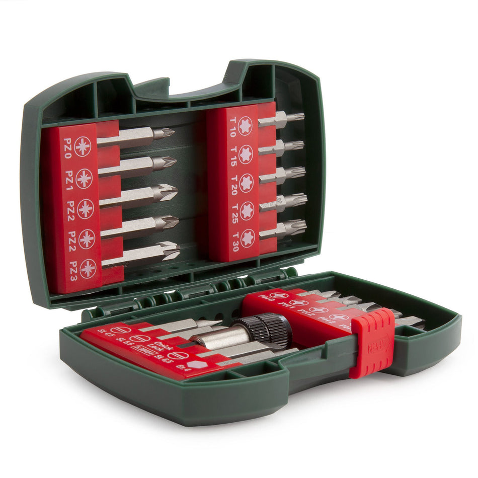 Metabo 6.30454 Assorted Bit Set with Magnetic Holder (20 Piece)