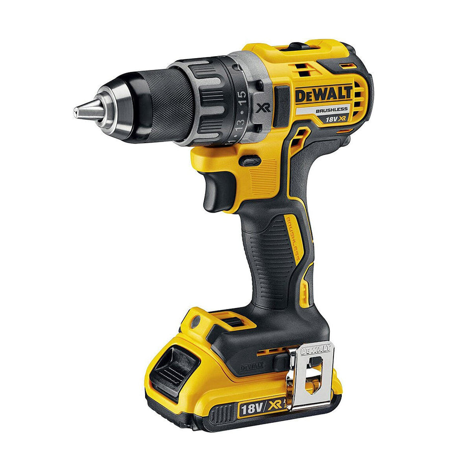 Dewalt DCD791D2 18V XR Brushless Compact Drill Driver (2 x 2.0Ah Batteries)