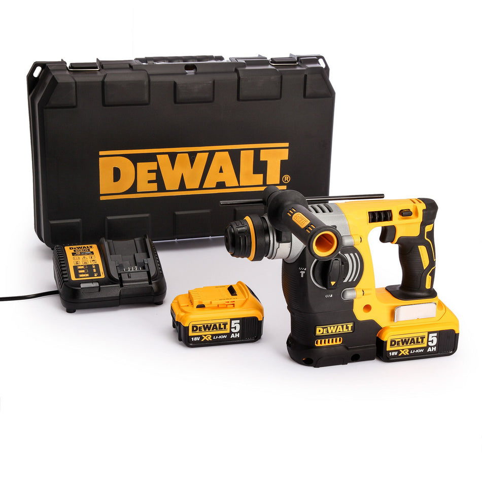 Dewalt DCH273P2 18V XR Brushless SDS Plus Rotary Hammer Drill (2 x 5.0AH Batteries)