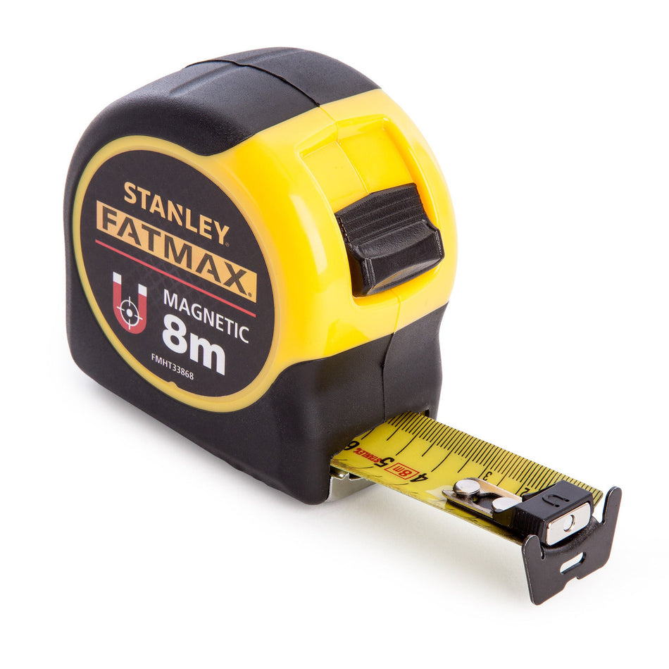 Stanley FMHT0-33868 FatMax Metric Magnetic Tape Measure with Blade Armor 8m