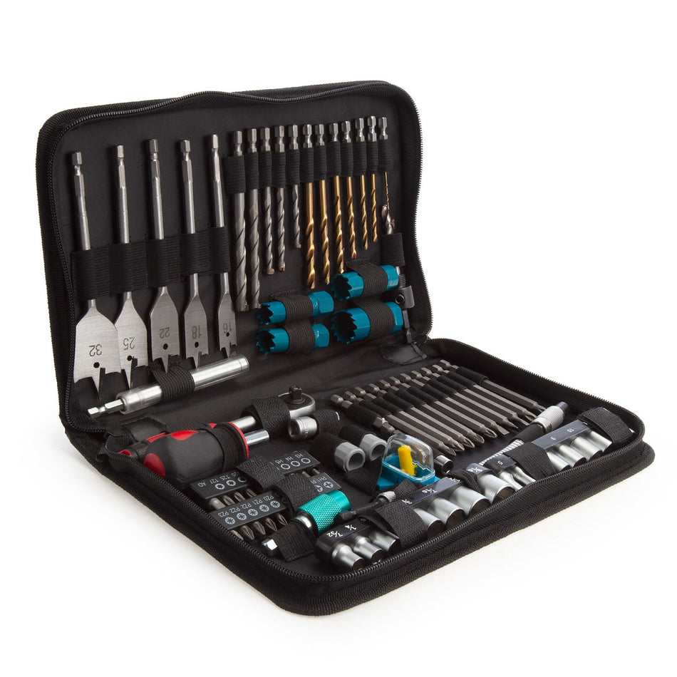 Makita P-52065 Technicians Pouch Drill & Screwdriver Bit Set (79 Piece)