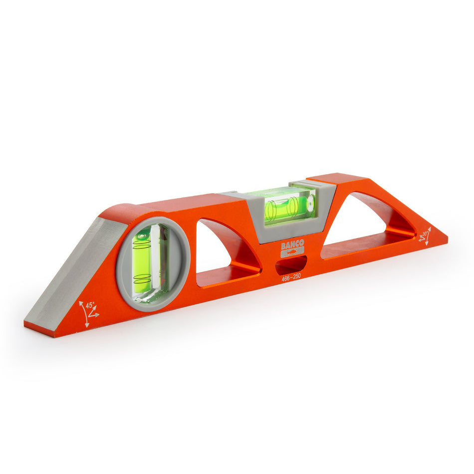 Bahco 250mm / 10" Aluminium Scaffold Spirit Level (466-250)