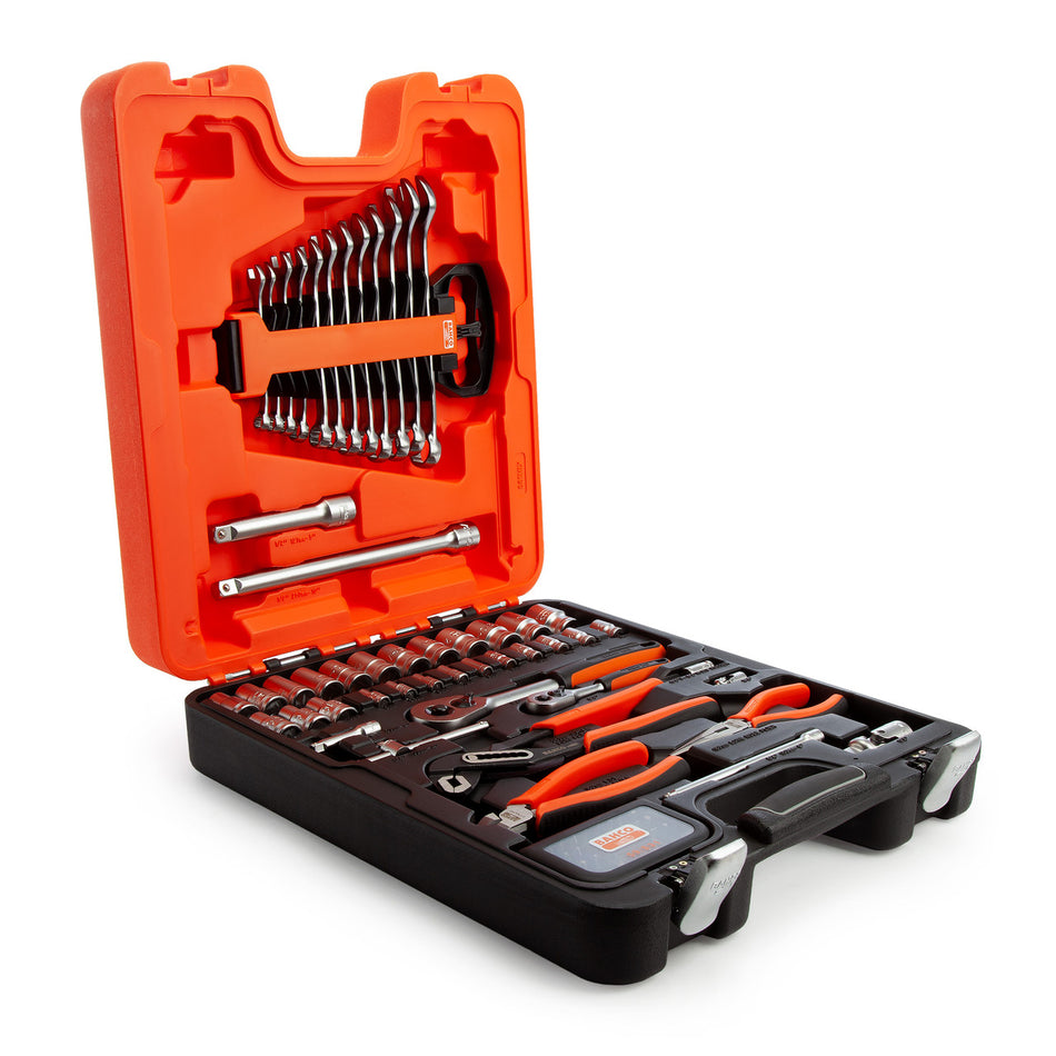 Bahco S81MIX Socket & Pliers Set 1/2 and 1/4in Drive (81 Piece)