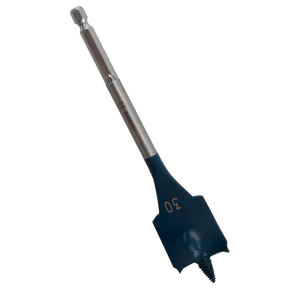 Bosch 2608595497 SelfCut Speed Flat Drill Bit with Hex Shank 30 x 152mm