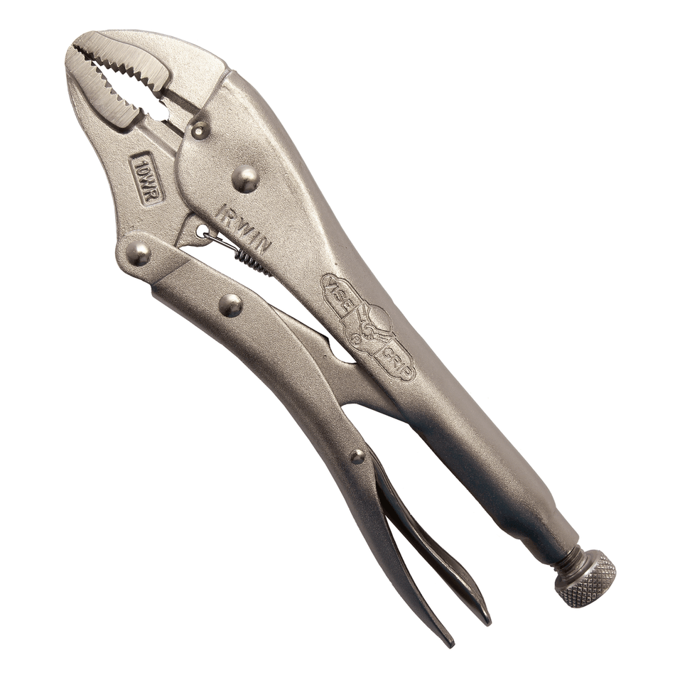 Irwin T0502EL4 Vise Grip Curved Jaw Locking Plier With Wire Cutter 250mm / 10"