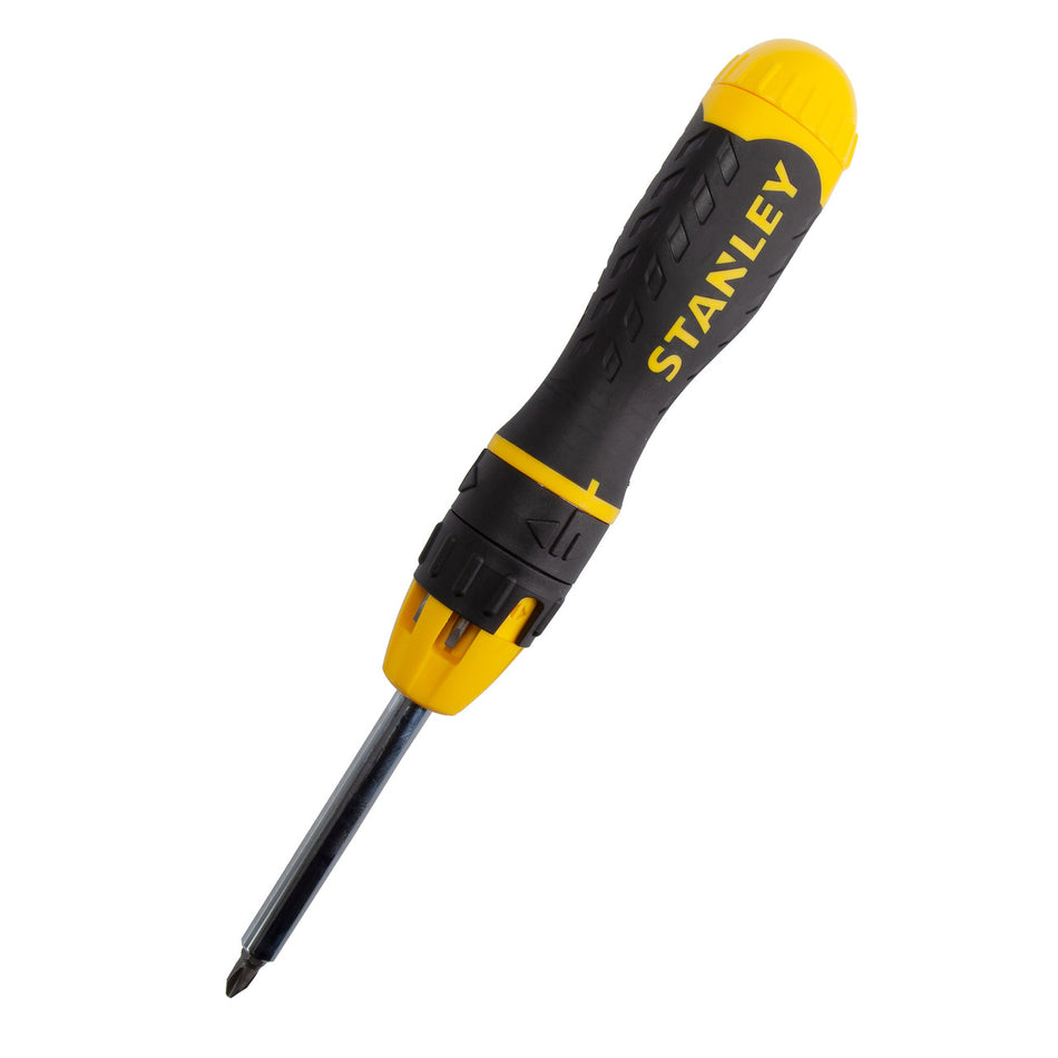 Stanley 0-68-010 Multibit Ratchet Screwdriver + 10 Bits