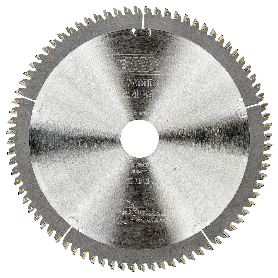 Dewalt DT4286 Extreme Workshop Multi Purpose Saw Blade 216 x 30mm x 80T