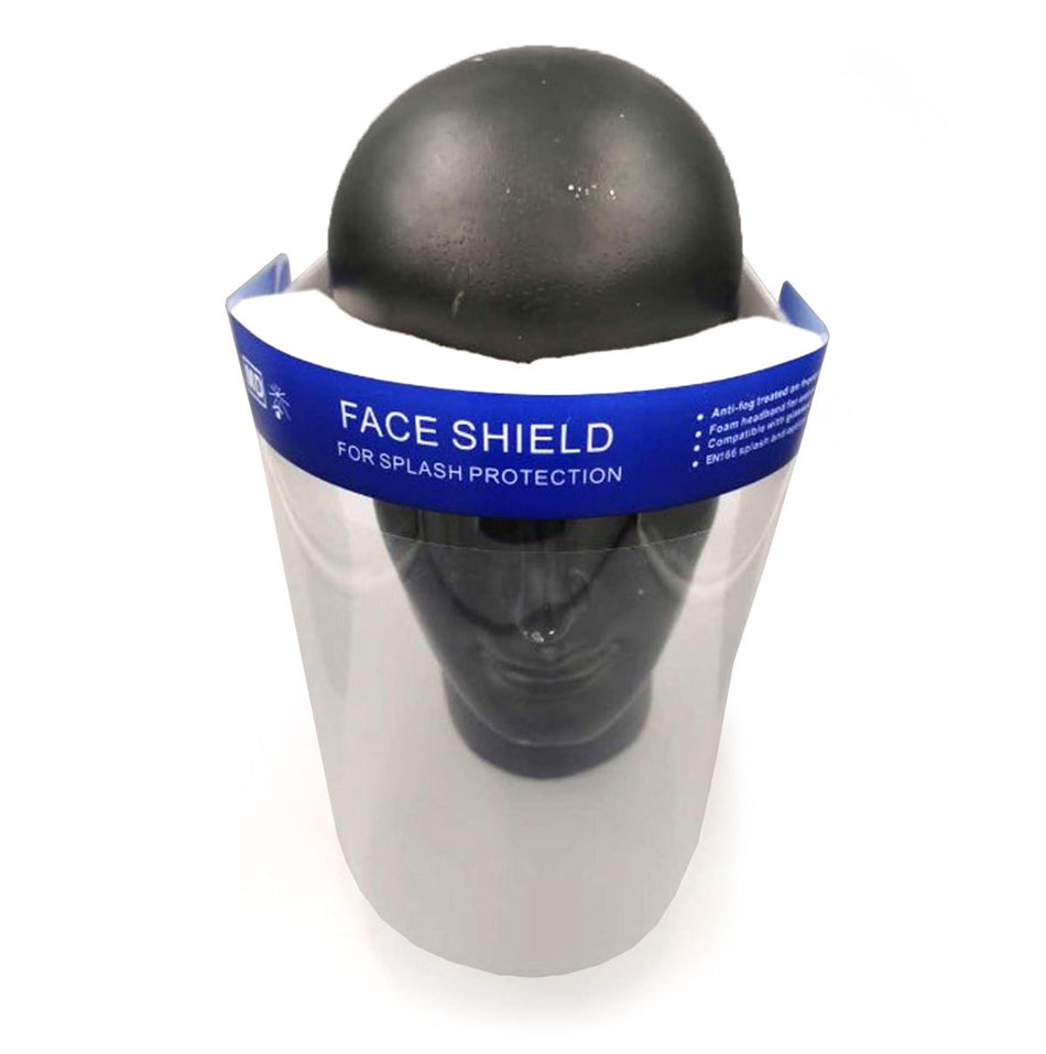 Splash Protection Anti Fog Face Shield (Pack of 10)
