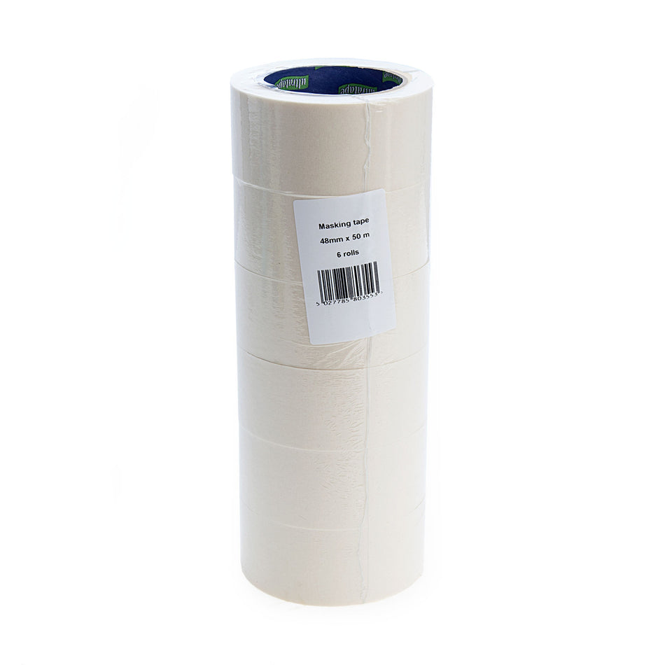 Ultratape MT55-4850UL General Purpose Masking Tape 48mm x 50m (6 Rolls)