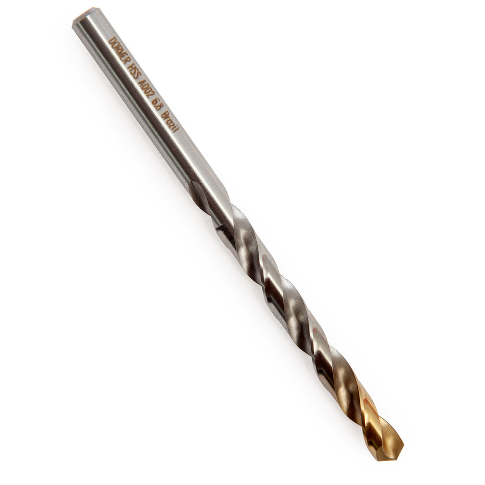 Dormer A002 HSS TiN Coated Tip Jobber Drill Bits 6.8mm (Box Of 10)