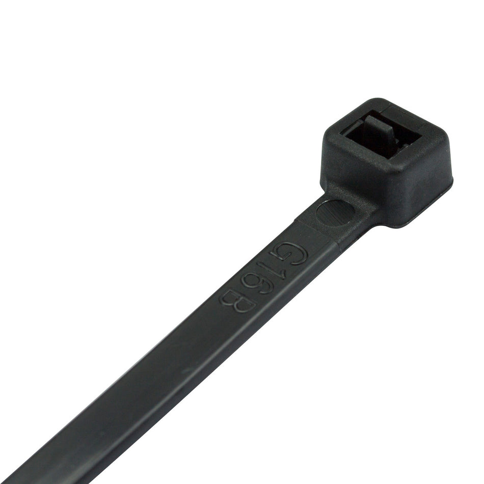 KrimpTerm CT3-B 160mm x 4.8mm (22kg) Black Nylon Cable Ties (100 pack)