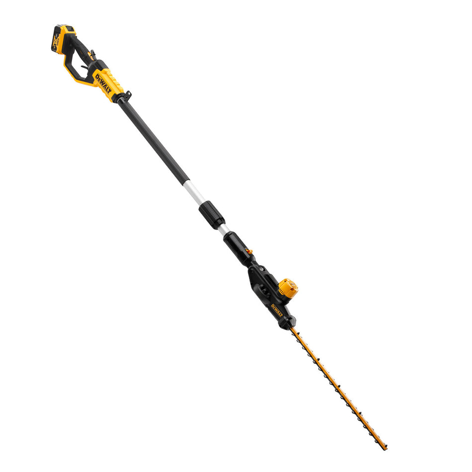 Dewalt DCMPH566P1 18V XR Cordless Pole Hedge Trimmer (1 x 5.0Ah Battery)