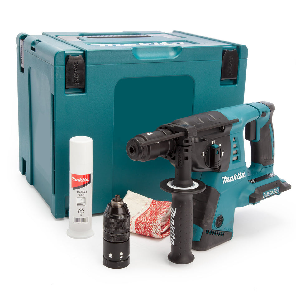 Makita DHR264ZJ 36V LXT SDS+ Rotary Hammer Drill (Body Only)