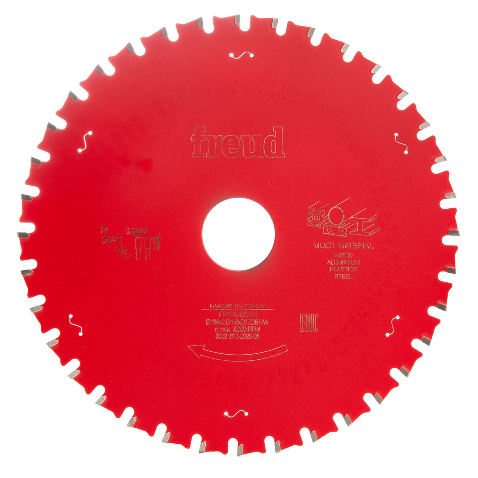 Freud FR11M001H Multi Purpose Circular Saw Blade 184 x 30mm x 36T