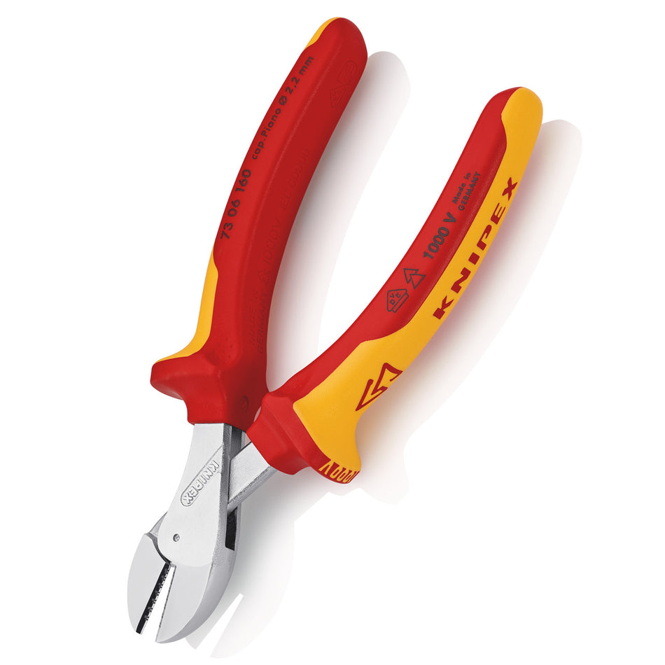 Knipex 7306160SB X-Cut Compact Diagonal Cutter VDE 1000V 160mm