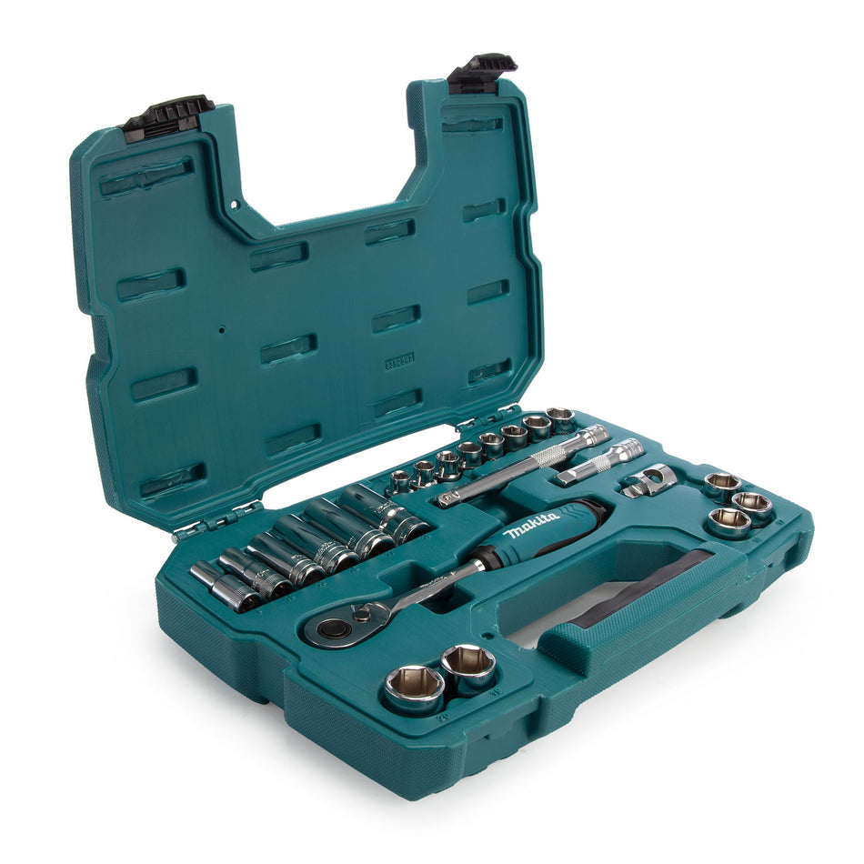 Makita B-65573 Ratchet & Socket Set (23 Piece)