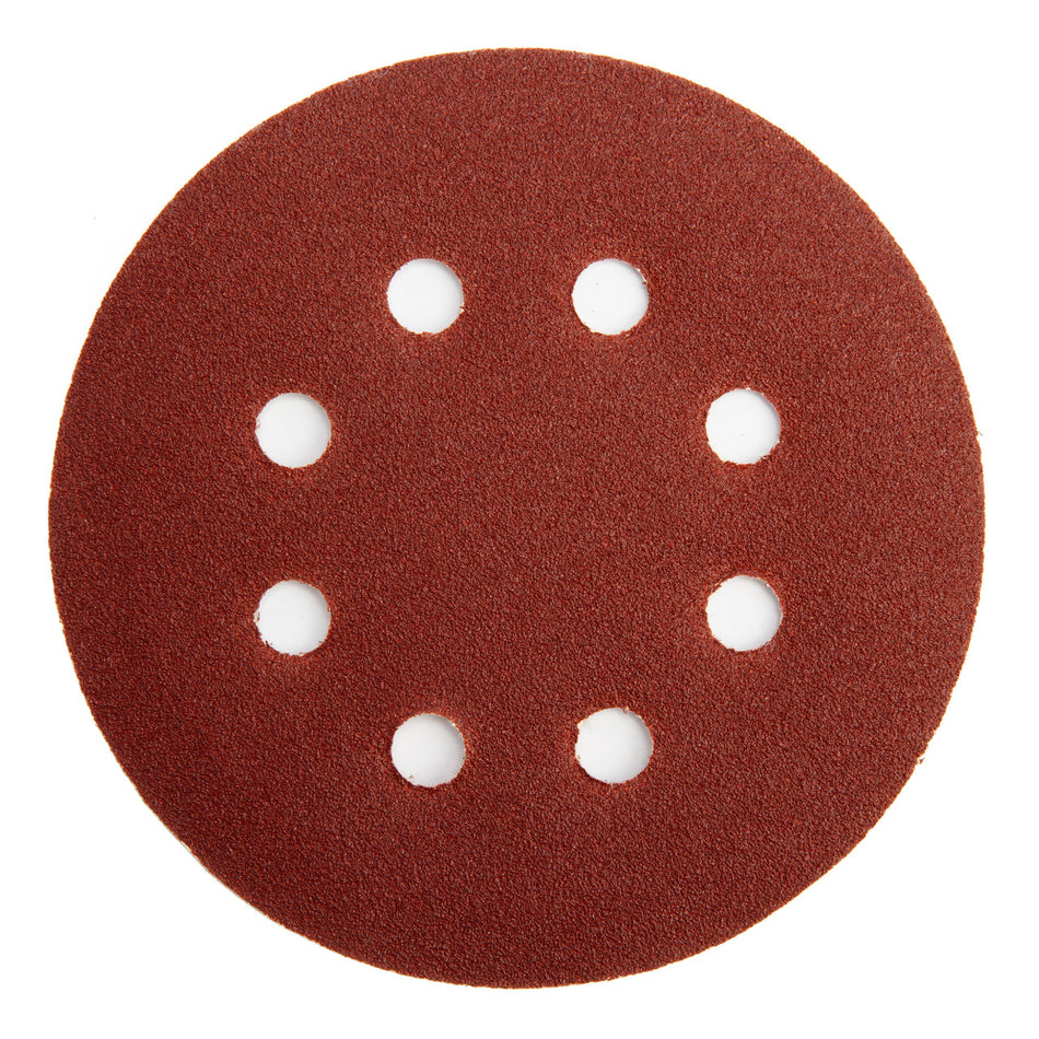 Abracs ABHL8125100 Sanding Discs 100 Grit 125mm (25 Pack)