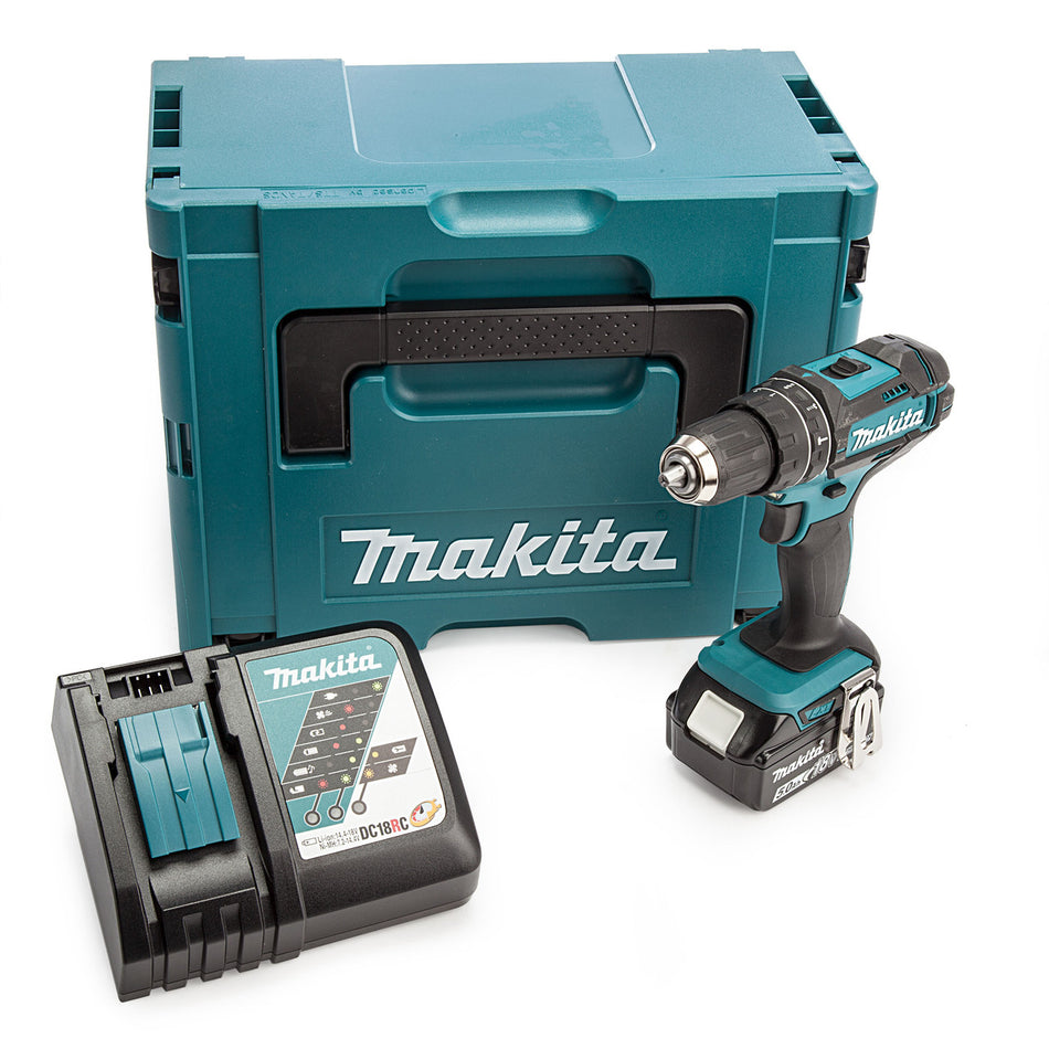 Makita DHP482RT1J 18V LXT Combi Drill (1 x 5.0Ah Battery)