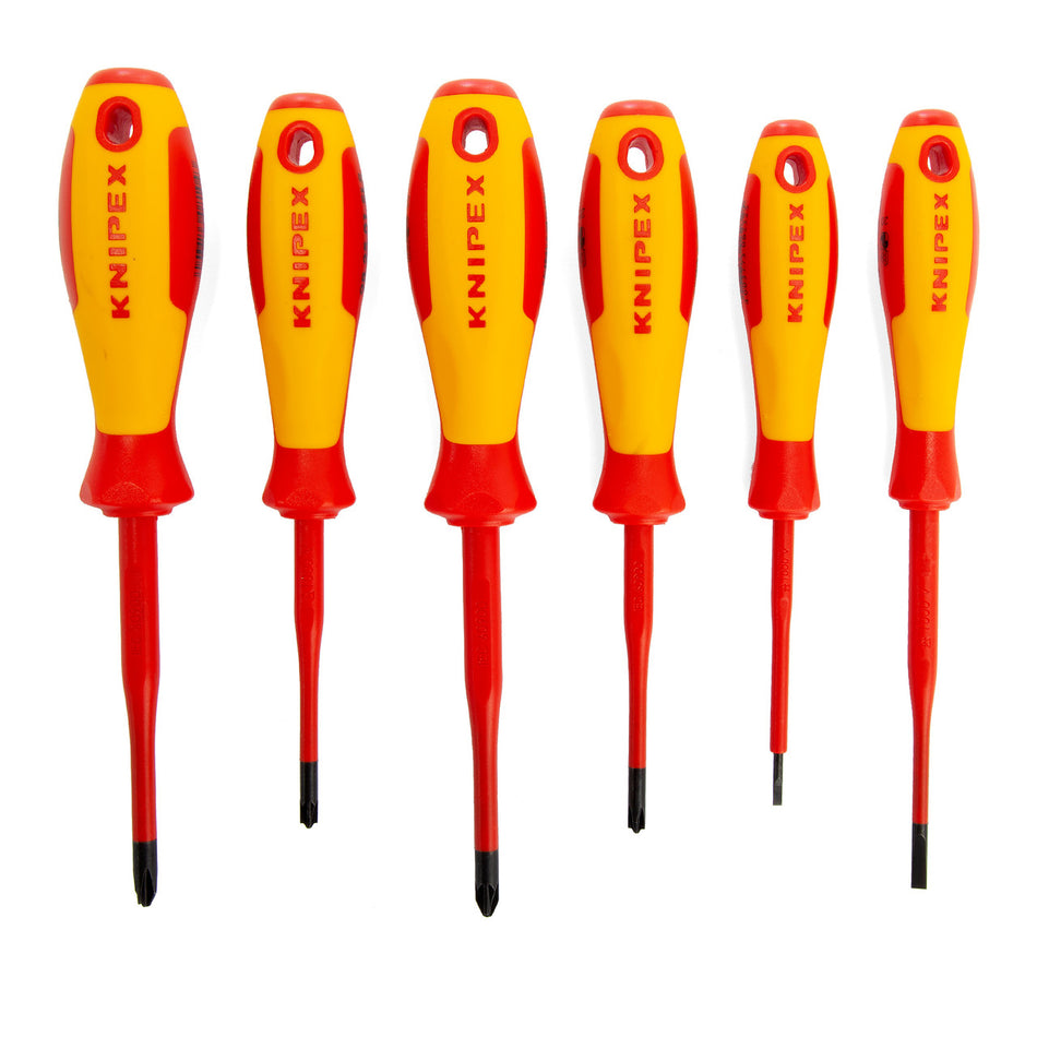 Knipex 002012V05 VDE Screwdriver Set 1000V (6 Piece)