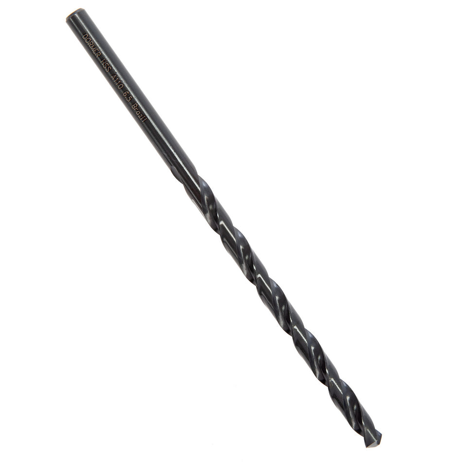 Dormer A1106.5-10 HSS Long Series Drill Bits 6.5mm (Box Of 10)