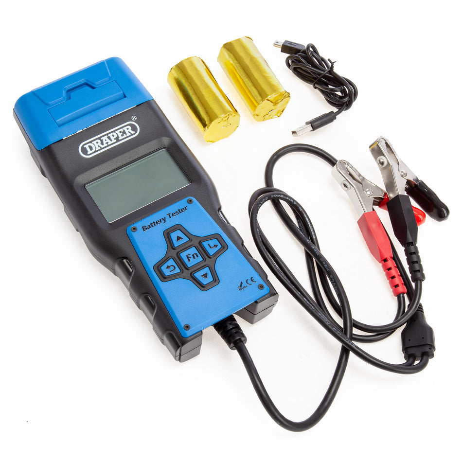 Draper 92445 Battery Tester With Printer