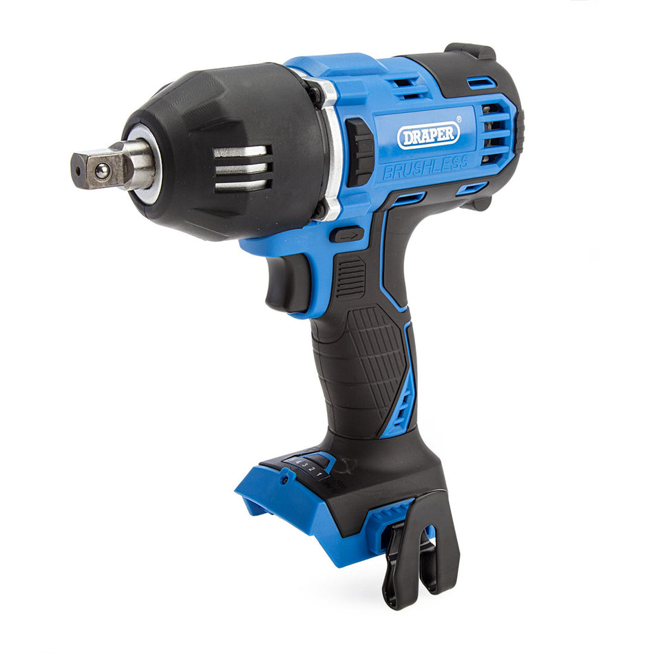 Draper 99250 D20 20V Brushless Impact Wrench 1/2" Drive (Body Only)