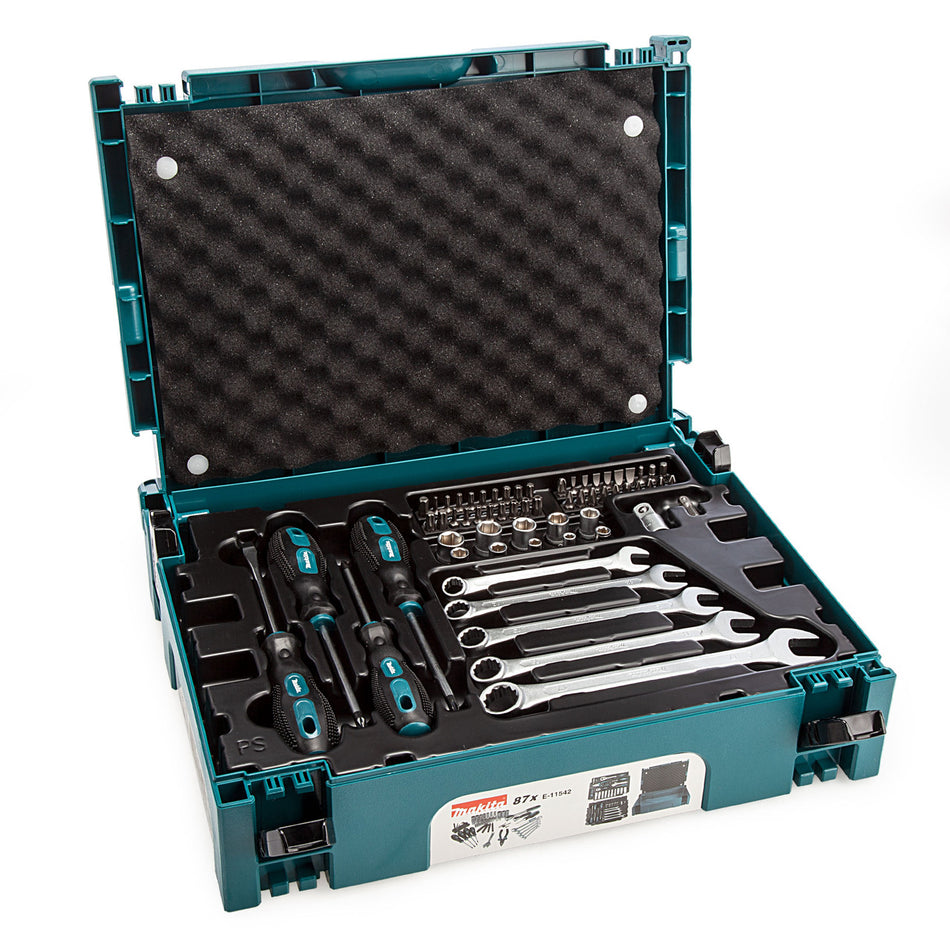 Makita E-11542 Mechanics Kit in MakPac Case (87 Piece)