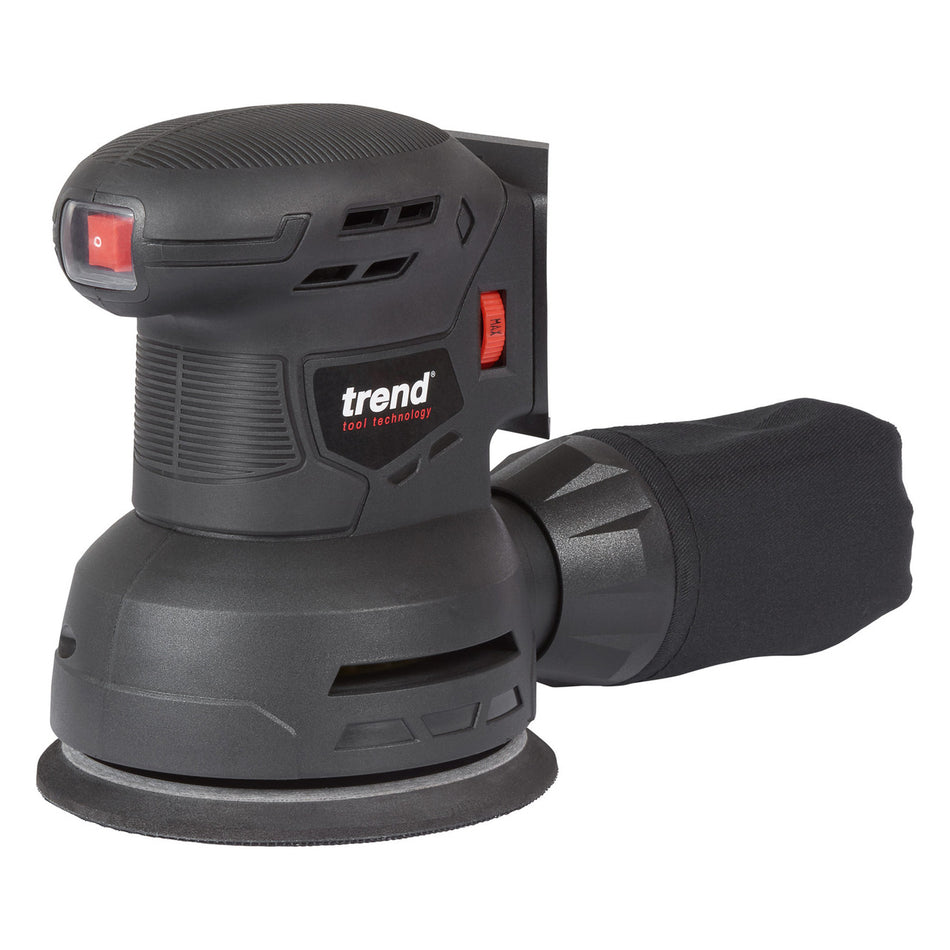 Trend T18S/ROS125B 18V 5 inch/125mm Brushless Random Orbital Sander (Body Only)