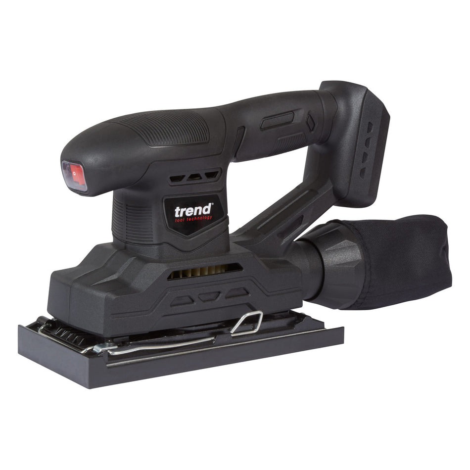 Trend T18S/TSSB 18V Brushless 1/3 Sheet Sander (Body Only)