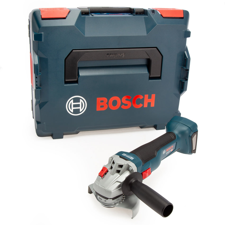 Bosch GWS 18V-10 4.5 inch/115mm Brushless Angle Grinder in L-Boxx (Body Only)