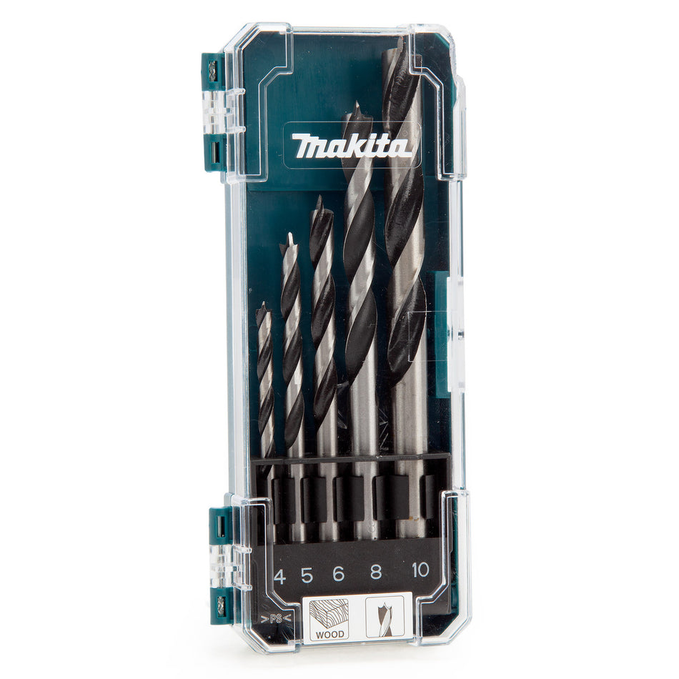 Makita D-72861 Drill Bit Set for Wood (5 Piece)