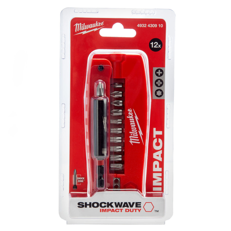 Milwaukee 4932430910 Shockwave Impact Duty Drive Guide Set (12 Piece)