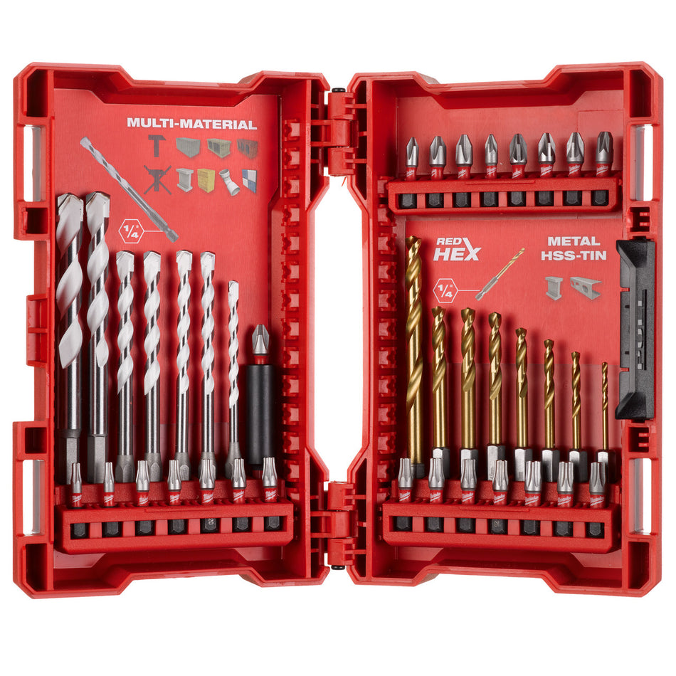 Milwaukee 4932479853 Shockwave Impact Duty Screwdriver & Drill Bit Set (39 Piece)