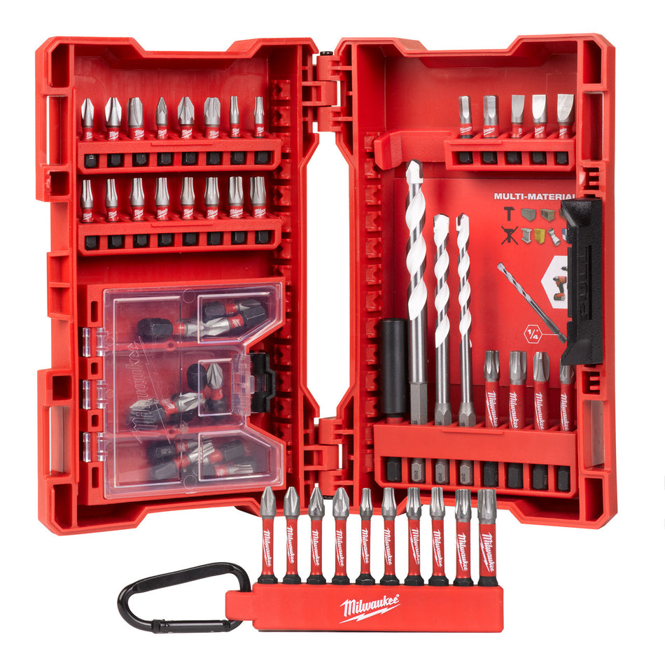 Milwaukee 4932479855 Shockwave Impact Duty Screwdriver & Drill Bit Set (54 Piece)