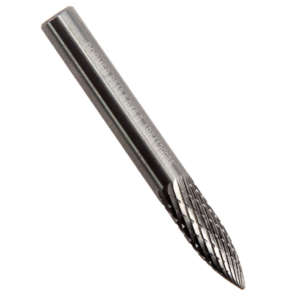 Dormer P813 Rotary Burr - Pointed Tree 6.0mm x 6.0mm