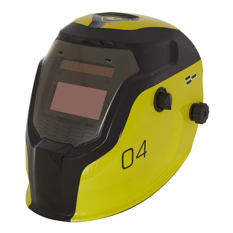 Sealey PWH4 Auto Darkening Welding Helmet Shade 9-13 (Yellow)