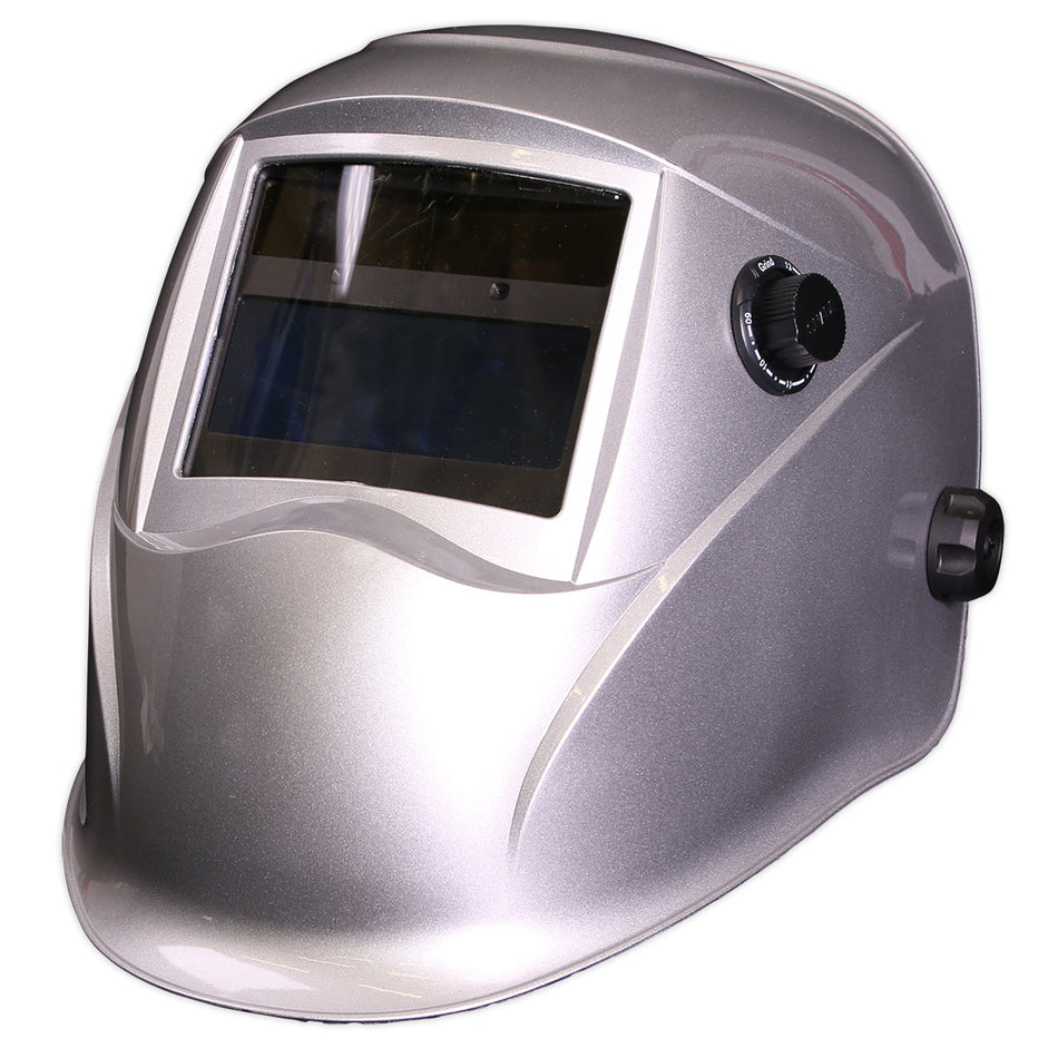 Sealey PWH613 Auto Darkening Welding Helmet Shade 9-13 (Silver)