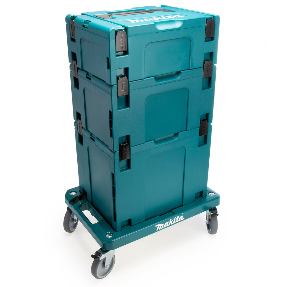 Makita MakPac Connector Case Set 3 Piece and Trolley