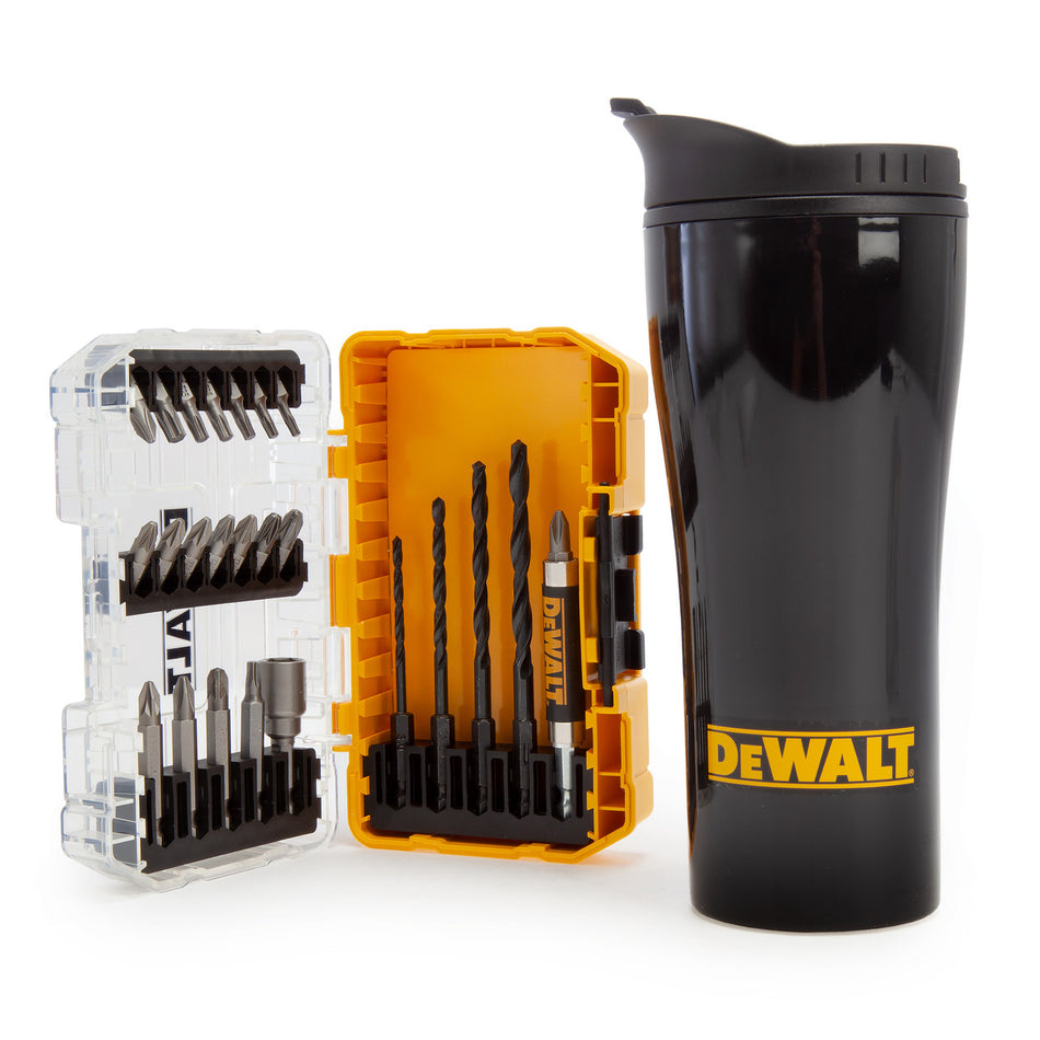 Dewalt DT70707 Drill and Screwdriver Bit Set in Connectable Case with Mug (25 Piece)