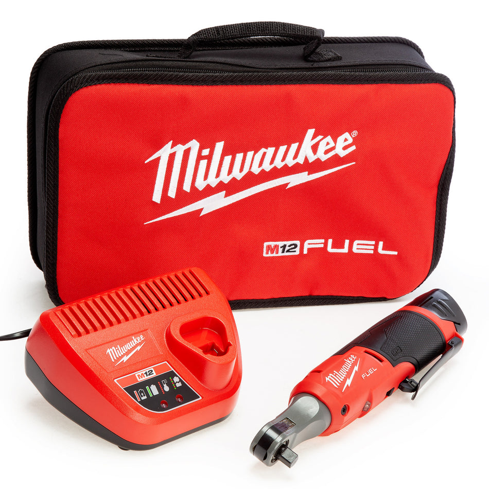 Milwaukee M12 FHIR38-201B FUEL 3/8" High Speed Ratchet (1 x 2.0Ah Battery)