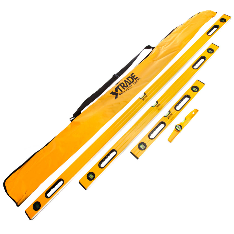 XTrade X0900030 Spirit Level Set (4 Piece)