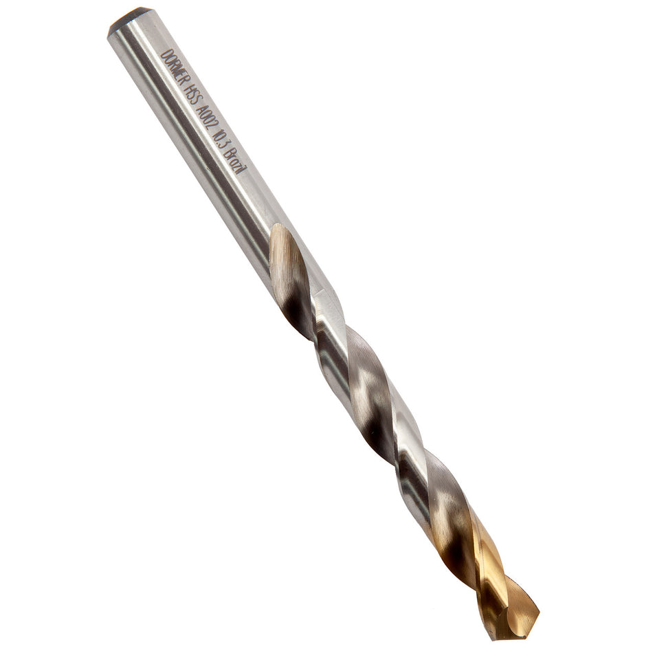 Dormer A002 HSS TiN Coated Tip Jobber Drill Bits 10.3mm (Box Of 5)