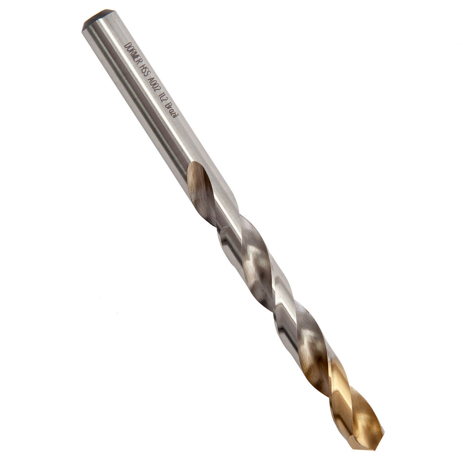 Dormer A002 HSS TiN Coated Tip Jobber Drill Bits 11.2mm (Box Of 5)