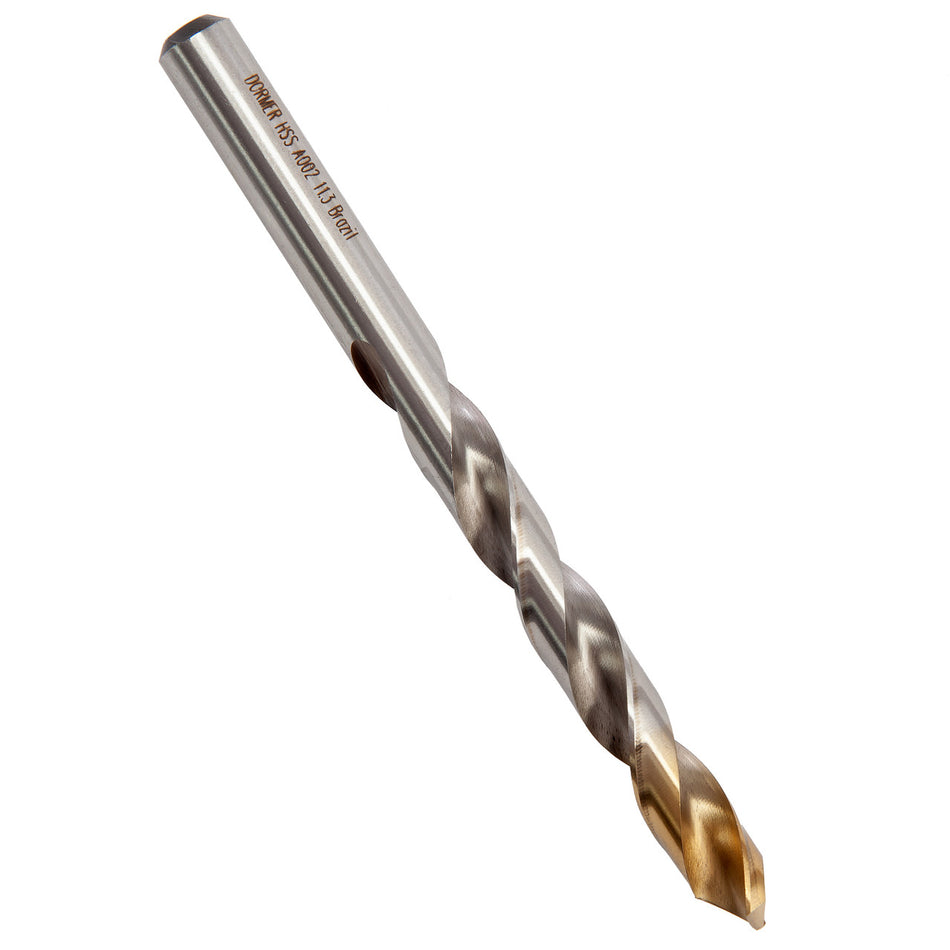 Dormer A002 HSS TiN Coated Tip Jobber Drill Bits 11.3mm (Box Of 5)