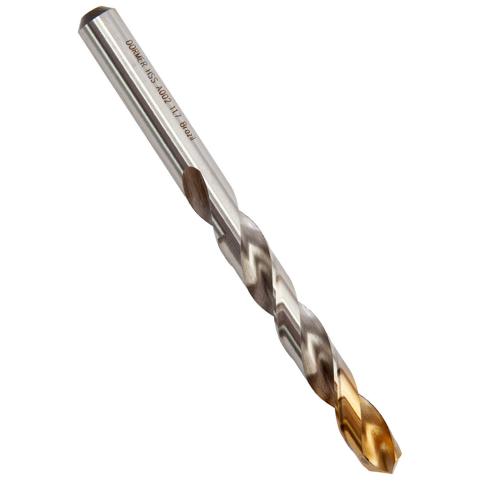 Dormer A002 HSS TiN Coated Tip Jobber Drill Bits 11.7mm (Box Of 5)