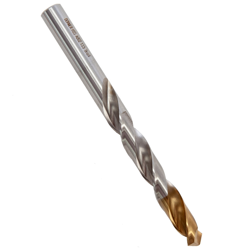 Dormer A002 HSS TiN Coated Tip Jobber Drill Bit 13.5mm