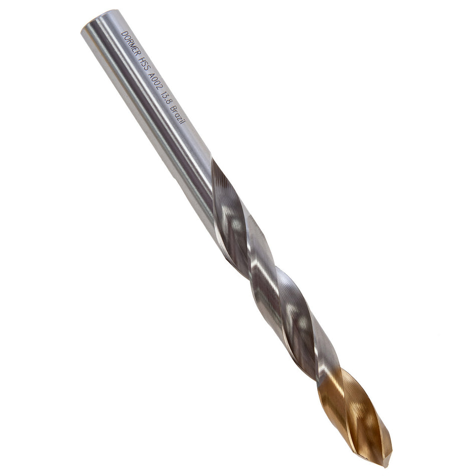 Dormer A002 HSS TiN Coated Tip Jobber Drill Bit 13.8mm