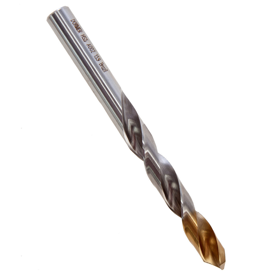 Dormer A002 HSS TiN Coated Tip Jobber Drill Bit 13.9mm