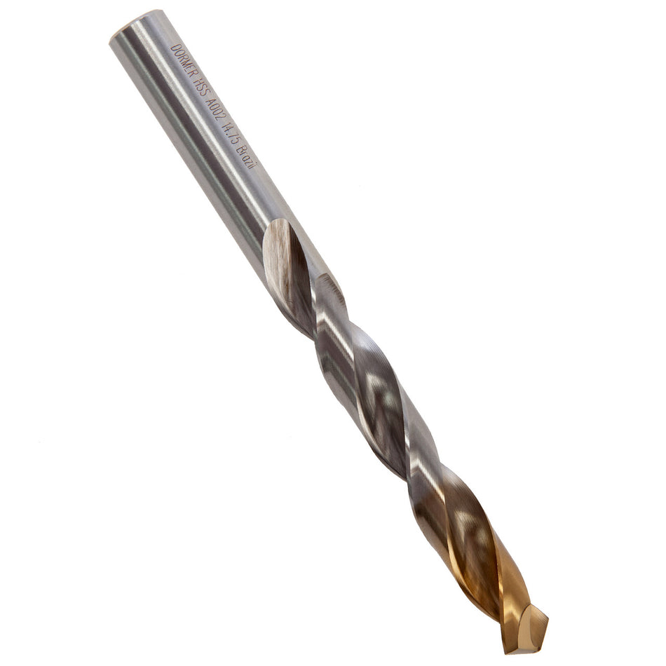 Dormer A002 HSS TiN Coated Tip Jobber Drill Bit 14.75mm