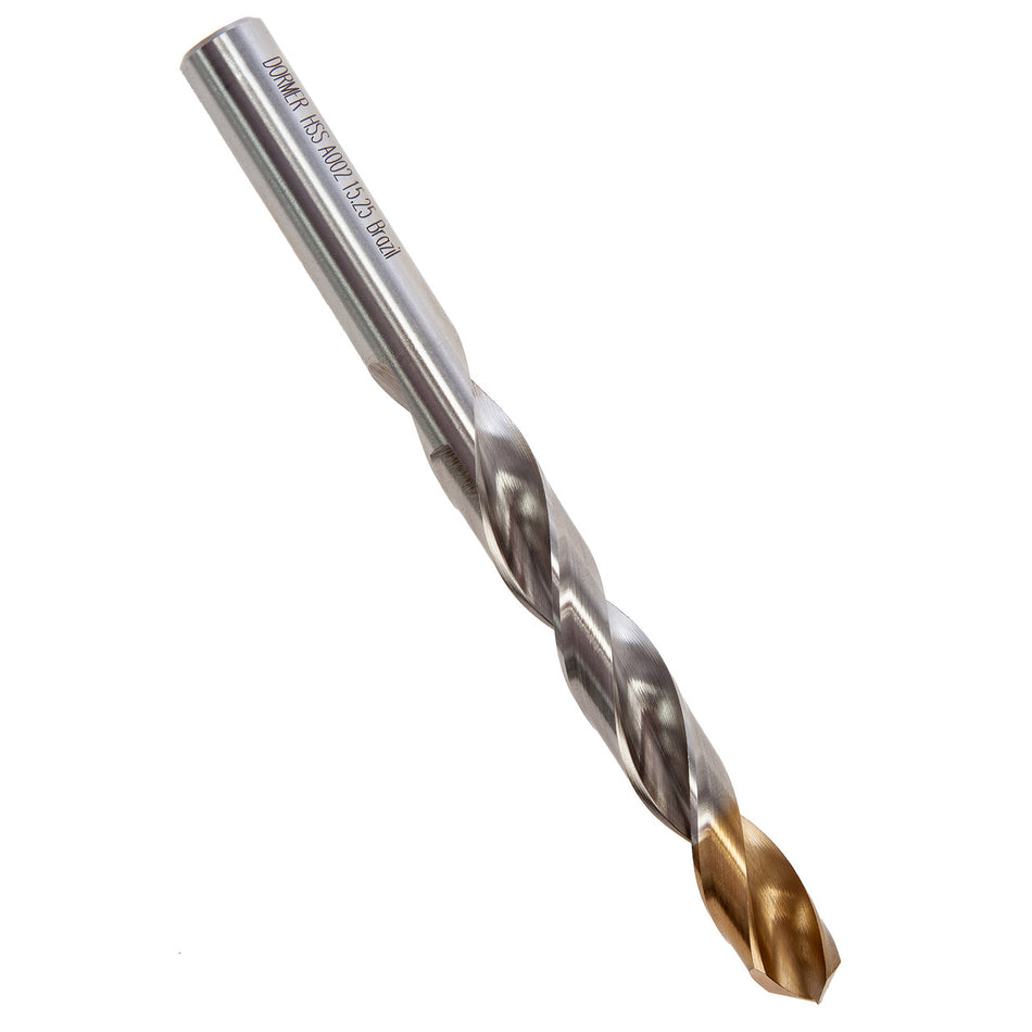 Dormer A002 HSS TiN Coated Tip Jobber Drill Bit 15.25mm